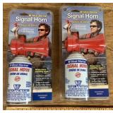 2 NEW signal horns