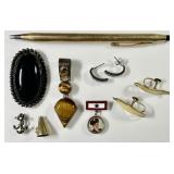 Sterling silver & gold filled cleanup lot