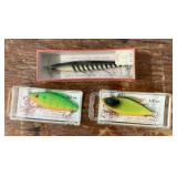 3 fishing lures