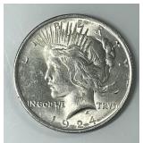 1924 peace dollar