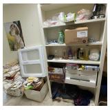 Cleanup wall with coffee pods, new stemware,