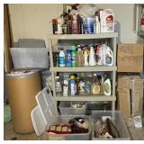 Cleanup lot on back wall of laundry storage