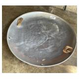 Vintage aluminum snow saucer