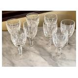 8 Waterford crystal cordials