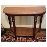 Wood foyer table 35" x 15" x 29" tall