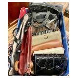 Large box of purses