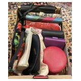 Flat of clutches, coin purses, wallets