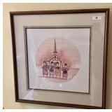 P. Buckley Moss signed print 21x21