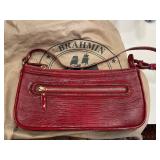 Red Brahmin leather purse w/dust bag