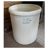 12 gallon stoneware crock
