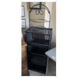 4-plastic bin unit, plate holder