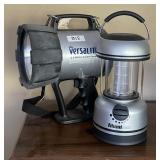 Versalite spotlight, battery powered lantern