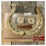 Vintage 1930s Budweiser behind-the-bar sign