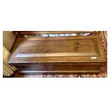 Primitive wooden tool chest 38" x 14" x 14"