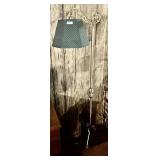 Antique brass bridge lamp