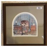 P. Buckley Moss signed print 14x14
