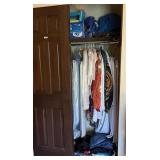 Contents of closet