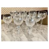 10 Waterford crystal stems 7.5"
