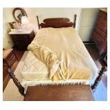 Full size mahogany bed