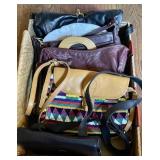 Large flat of purses