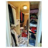 Contents of cedar closet