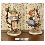 2 Hummel figurines 4" tall