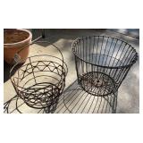 2 wire baskets