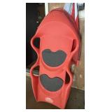 Riva molded plastic 2-man snow sled