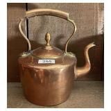 9" copper teakettle