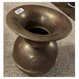 Redskin Brand Chewing Tobacco brass spittoon