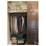 Contents of bedroom closet