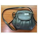 Black Coach leather Soho crossbody bag