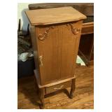 Oak jewelry armoire