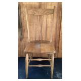 Pressed back chair