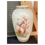 Asian glass vase