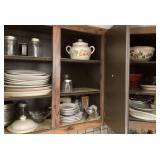 Contents of kitchen cabinets