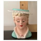 Ucagco lady head vase