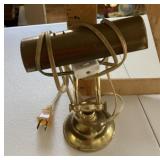 Small brass lamp