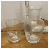 Clear glass tumble up