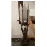 Art Deco figural lamp