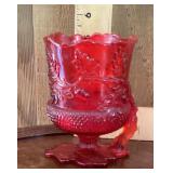 Mosser glass acorn spooner