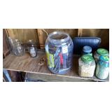 Garage shelf cleanup lot