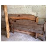 58" wide headboard, footboard, and slats