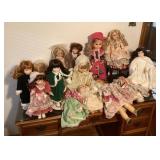 Collection of dolls