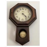 Linden regulator style wall clock