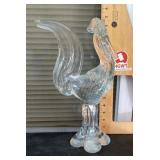 Art glass rooster
