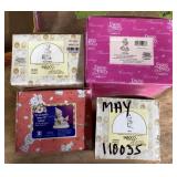 4 Precious Moments figurines