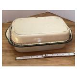 Small enamelware roaster