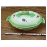 Covered vegetable dish