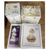 4 Precious Moments figurines